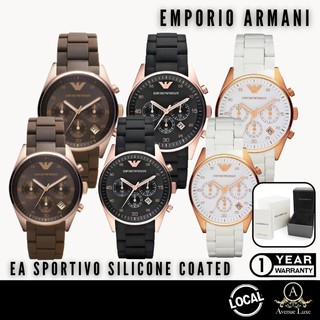 *SG* Emporio Armani Sportivo Coated Series Mens & Ladies Couple Watch AR5890 AR5891 AR5905 AR5906 AR5919 AR5920