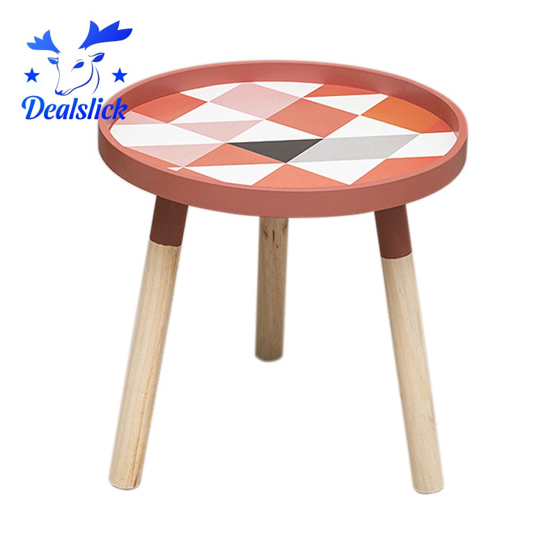 Small Fresh Mini Coffee Tables Creative Pine Low Round Tables Living Room Home Furniture Home Decoration Accessories Shopee Singapore