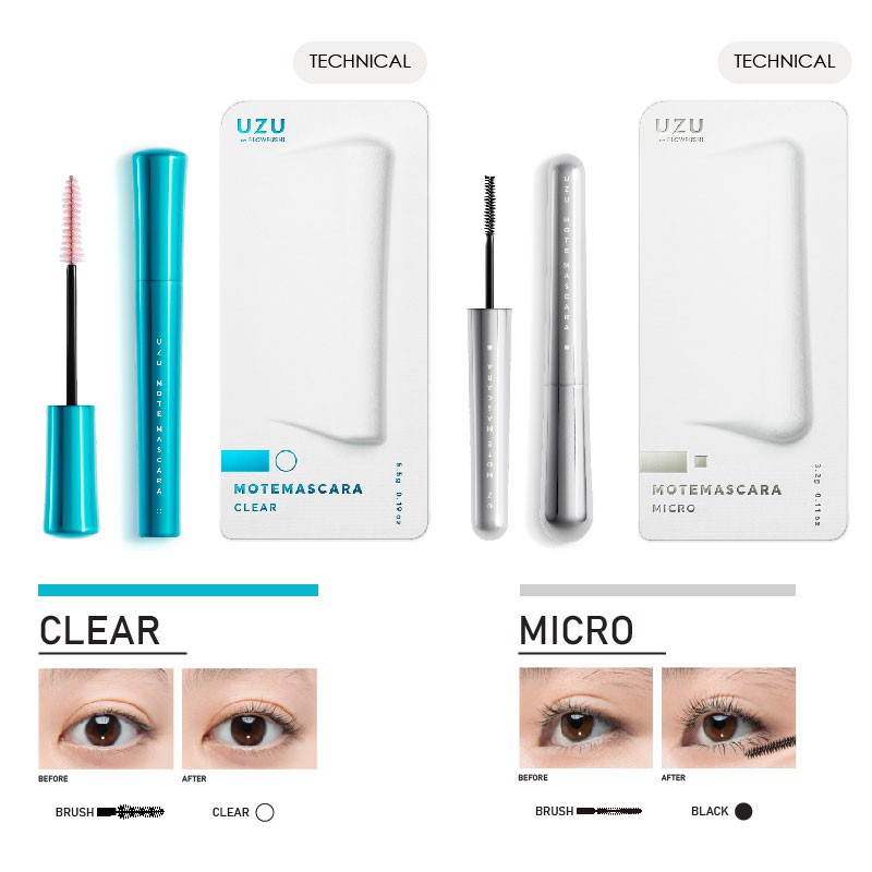 うのにもお得な情報満載! UZU BY FLOWFUSHI MOTE MASCARA CLEAR UZU BY FLOWFUSHI MOTE MASCARA CLEAR