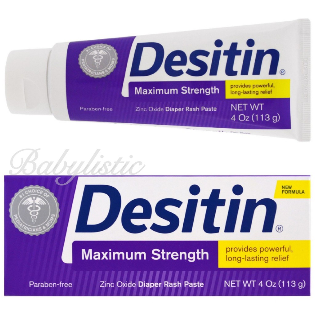 Desitin Diaper Rash Cream 4oz Maximum Strength /PURPLE (Exp 08/2023