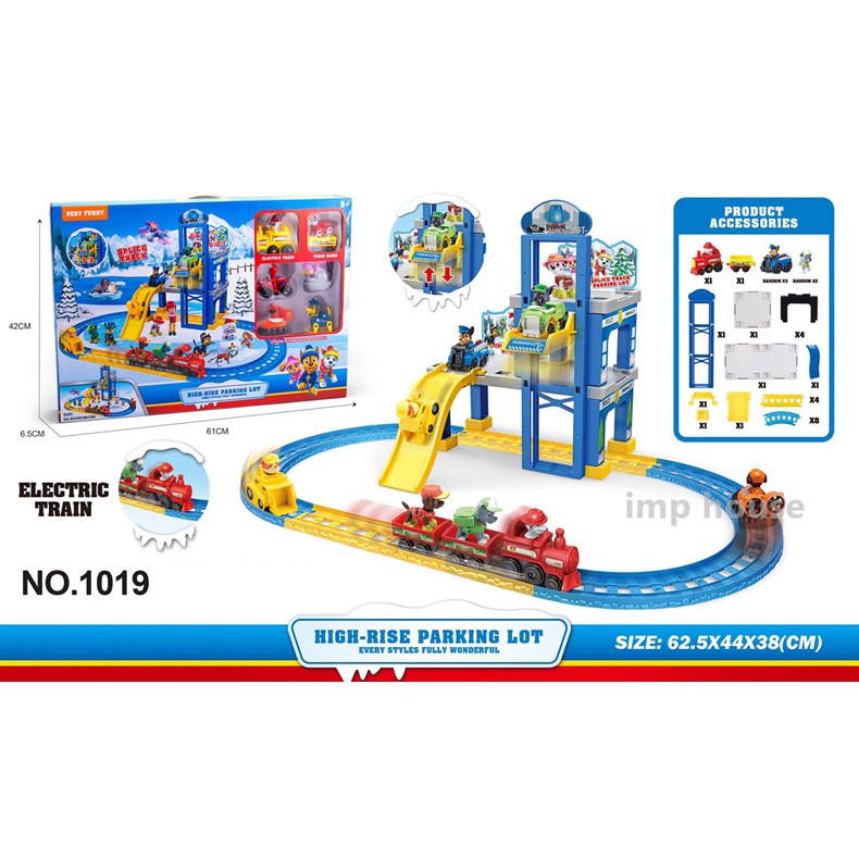 paw patrol parking lot playset