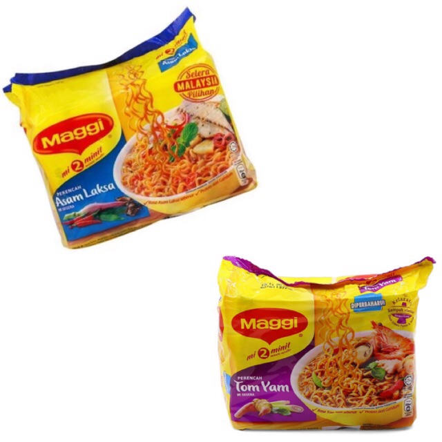 Maggi 2 Minute Instant Noodle Asam Laksa 5x78g