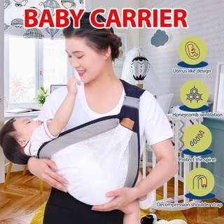 Baby Carrier, Infant Sling Mesh Breathable Newborn Infant Belt Adjustable Wrap Backpack Baby Sling Carrier For 0-36months