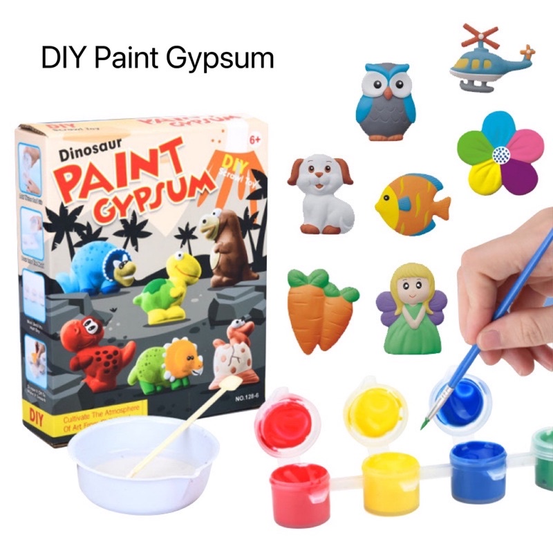 SG Ready Stock DIY Paint Gypsum 3D Mould and Paint Fridge Kit