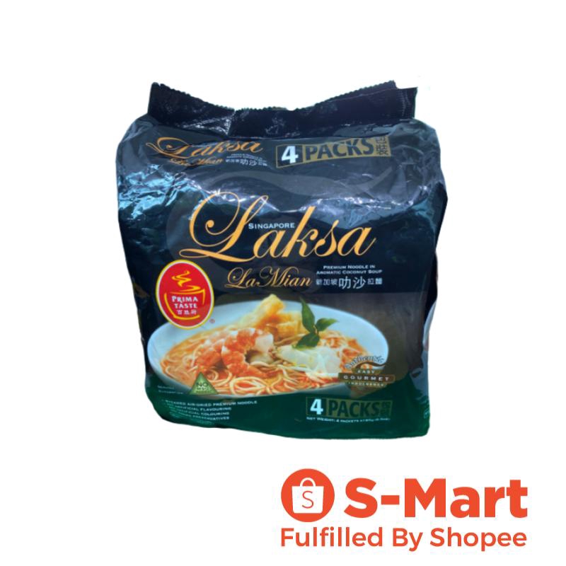 Prima Taste Singapore Laksa Lamian 4 S 185g Expiry 18 7 2021 Shopee Singapore