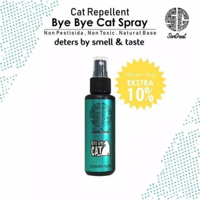 Cat Repellent Bye Bye Cat spray 100ml Prevent Cats From Littering
