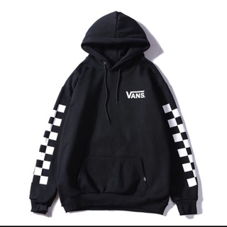 vans pink checkered hoodie