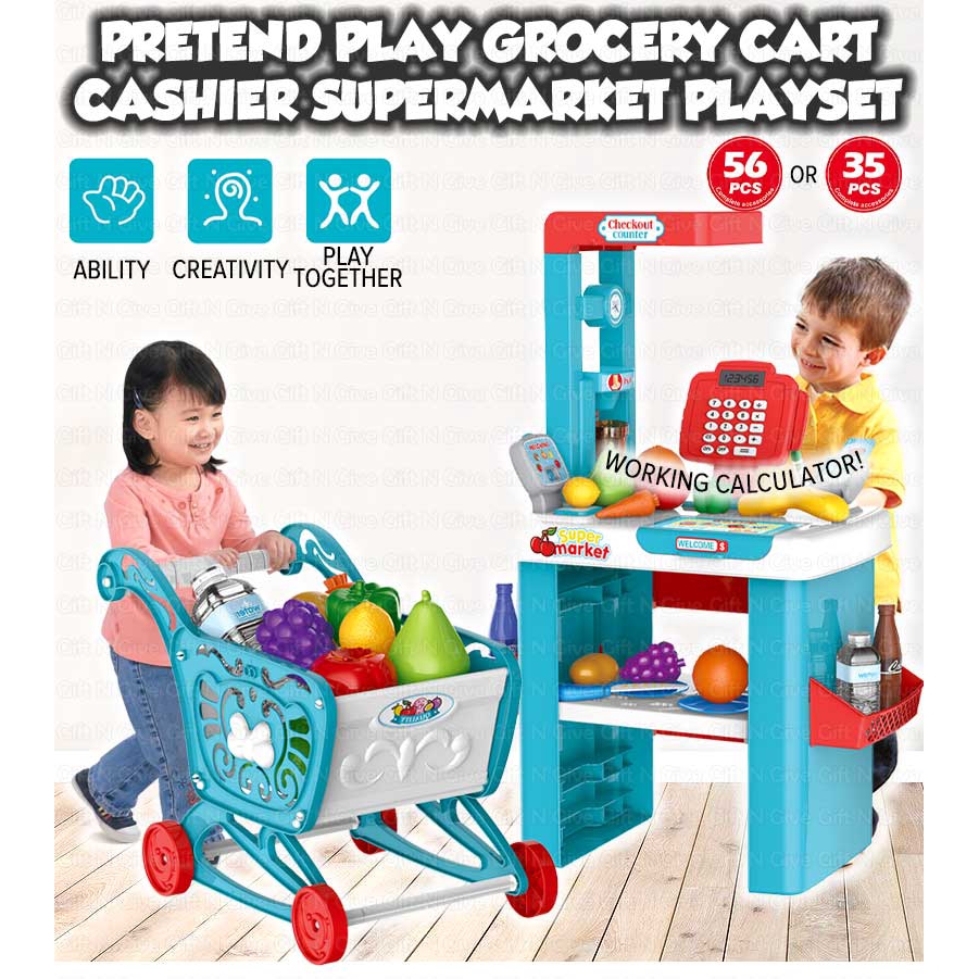 grocery shopping playset