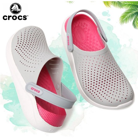 crocs slippers white