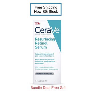 CeraVe Retinol Serum for Post-Acne Marks and Skin Texture | Pore