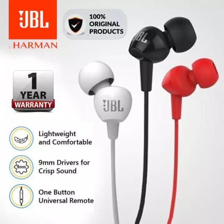 jbl c150si wired headset with mic
