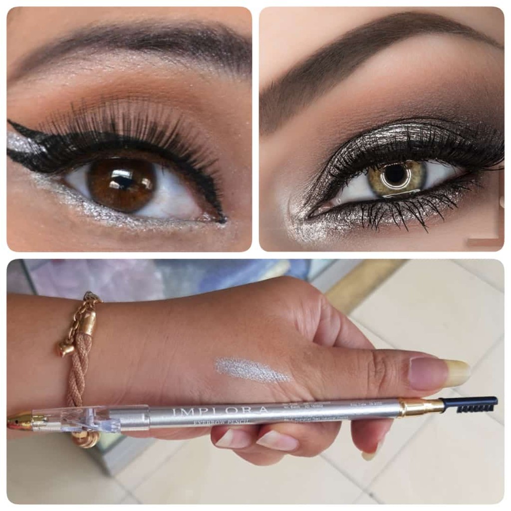 silver eyeliner