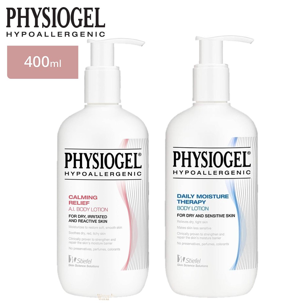Physiogel Daily Moisture Therapy/ Skin Calming Relief A.I Lotion 400ML ...