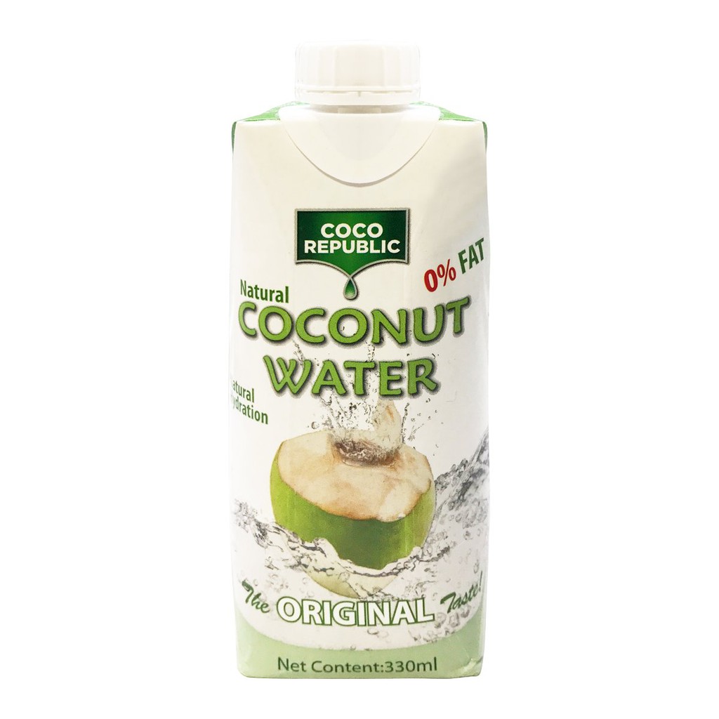 COCO Republic Coconut water 330mlx24 Shopee Singapore