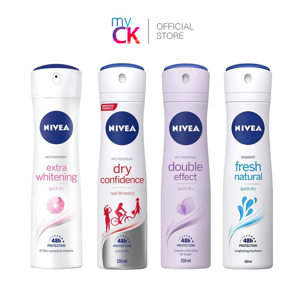 (Bundle of 3) Nivea Body Spray Women 150ml Shopee Singapore