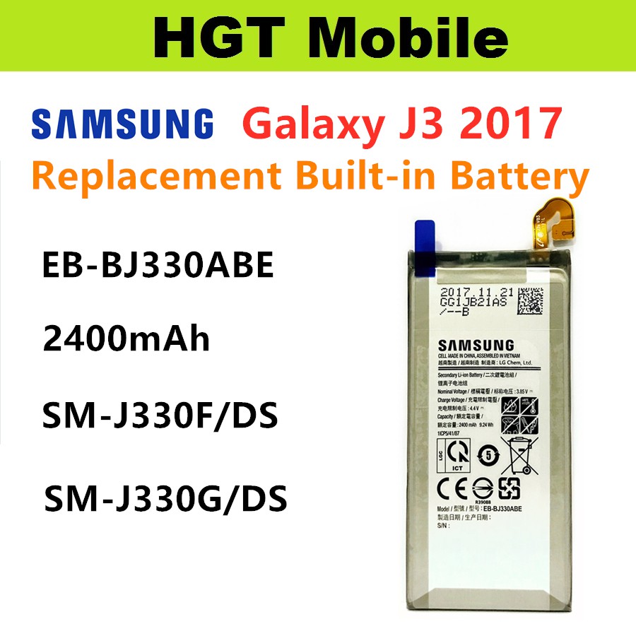 Samsung Galaxy J3 17 Sm J330 Replacement Built In Battery Bulk Pack Shopee Singapore
