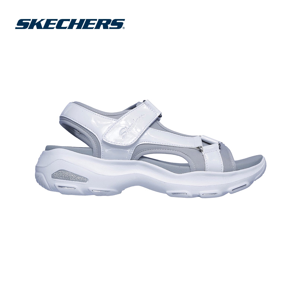 skechers sandals womens grey