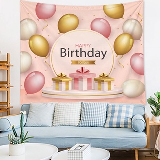 ins Style backdrop Birthday Party Wall Painting Influencer Live Tapestry  Home Living Room Bedroom Decoration Background Cloth | Shopee Singapore