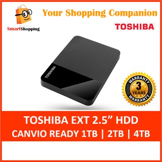 Toshiba 4TB / 2TB / 1TB  External Harddisk HDD EXT USB 3.0 Hard Disk Canvio Ready