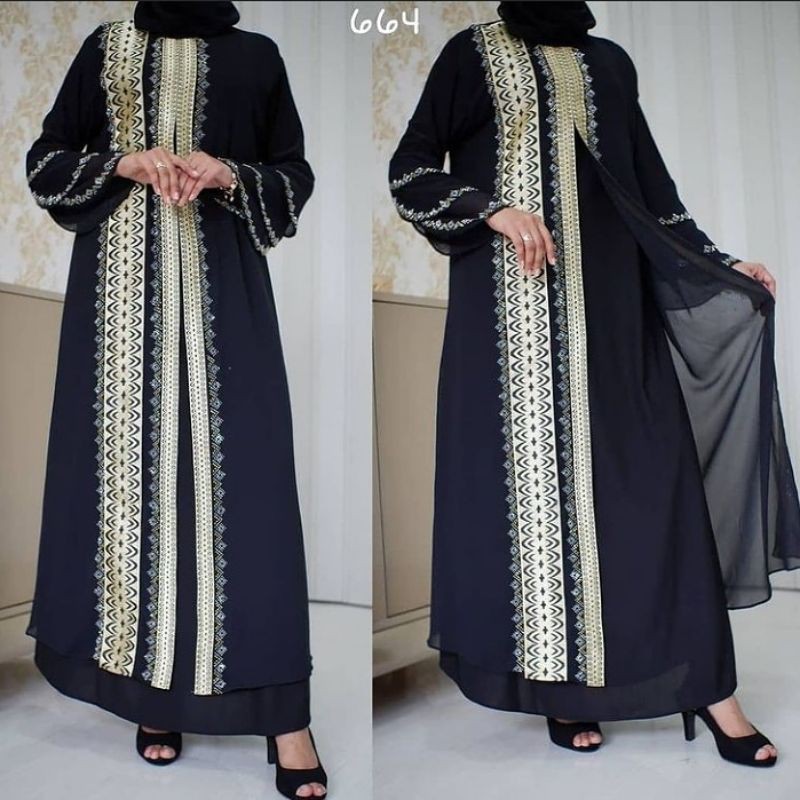 Abaya Dubai Abaya Black By Bahasyim Store | Shopee Singapore