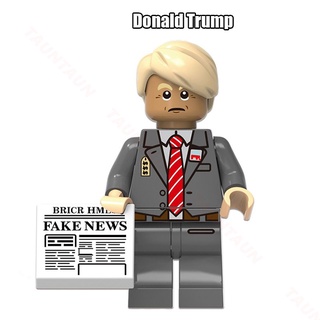 American President Lego Moc Minifigure Toys Gift Donald John Trump 