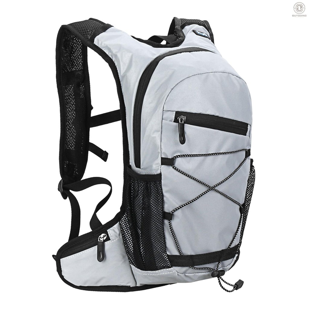 reflective backpack cycling