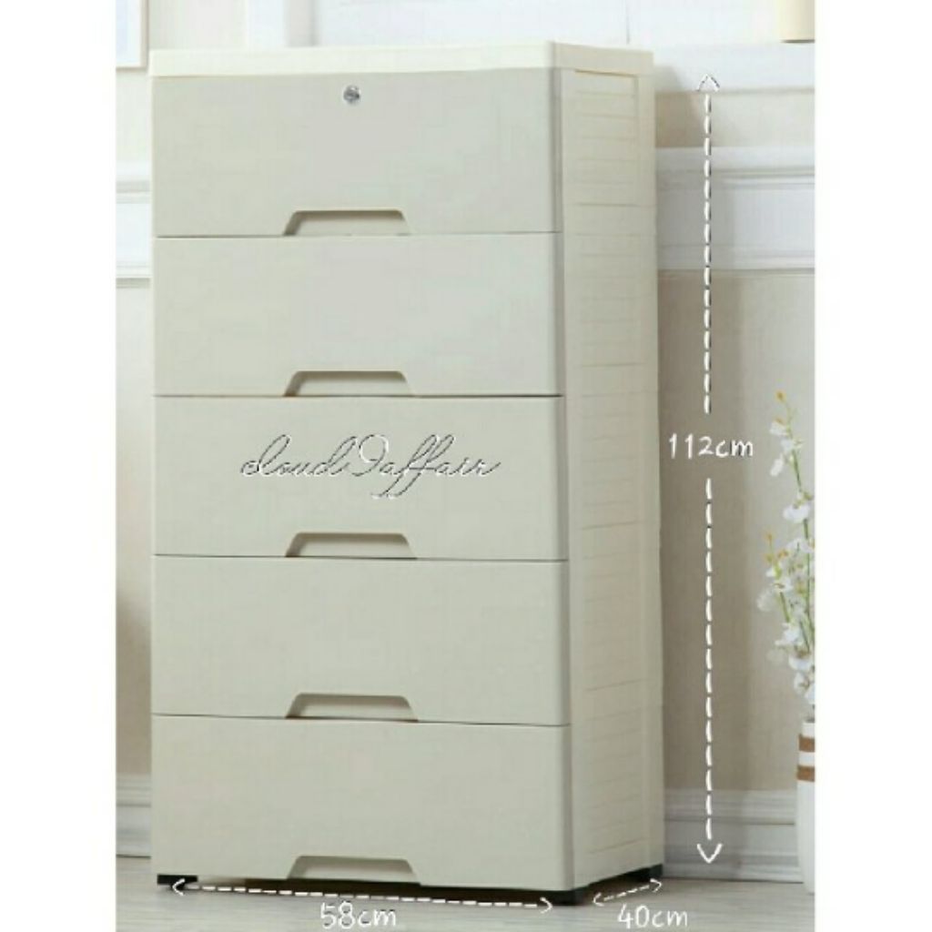 Plastic Drawer Cabinet 5 Tier Shopee Singapore