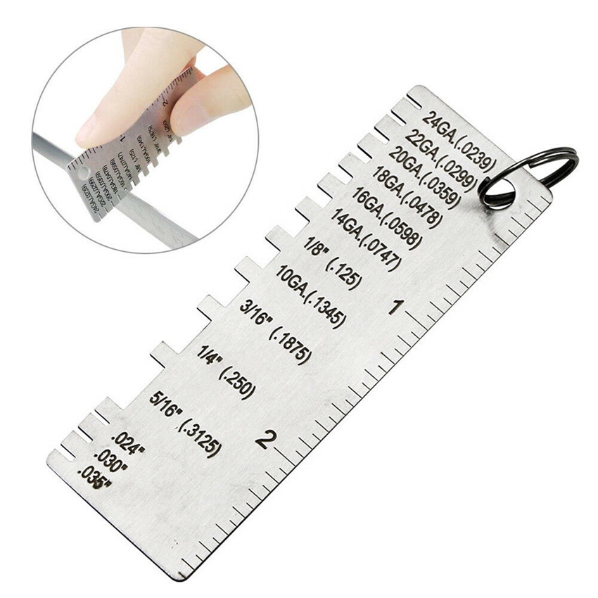 Wire Gauge Thickness Measuring Tool Wire Sheet Metal Gage Measurement Plate Lg Shopee Singapore