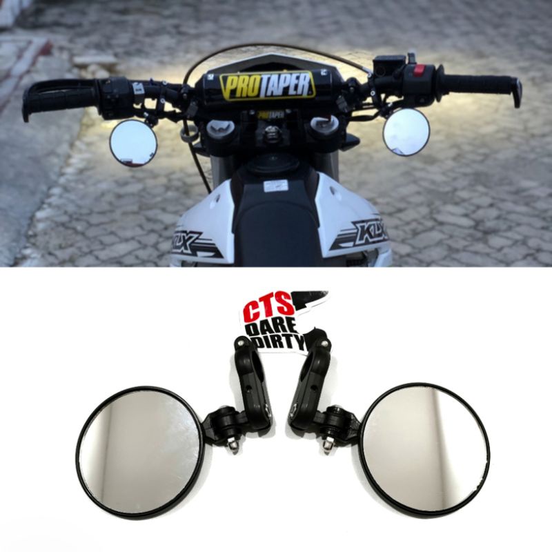 Supermoto Round Rearview Mirror Shopee Singapore