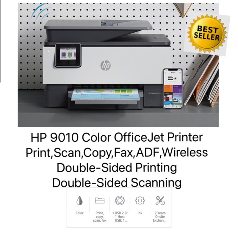 HP OfficeJet Pro 9010 All-in-One Printer- (Free $30 eCapita Redemption