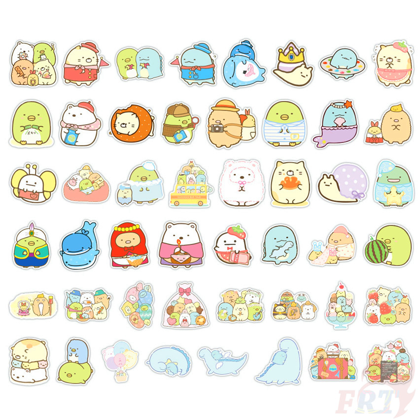 100pcs Set Sumikkogurashi Series A San X Sumikko Stickers Waterproof