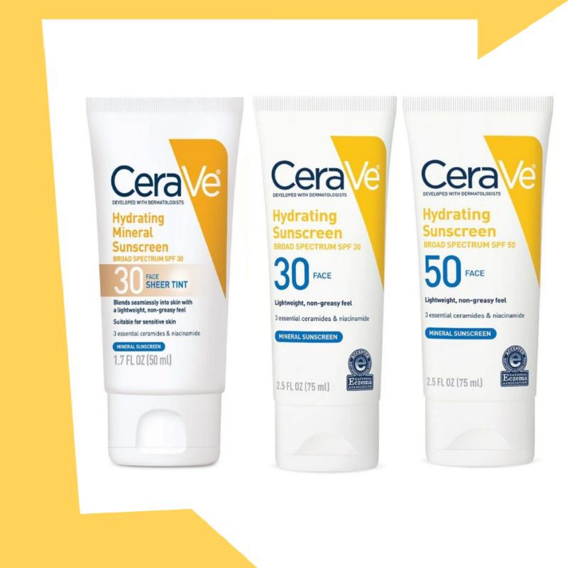Cerave Mineral Sunscreen SPF 30 / SPF 50 /TINTED SPF 30 Shopee Singapore