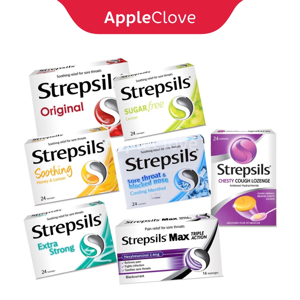 Strepsils Chesty Cough, Soothing Honey & Lemon , Cooling Menthol ...