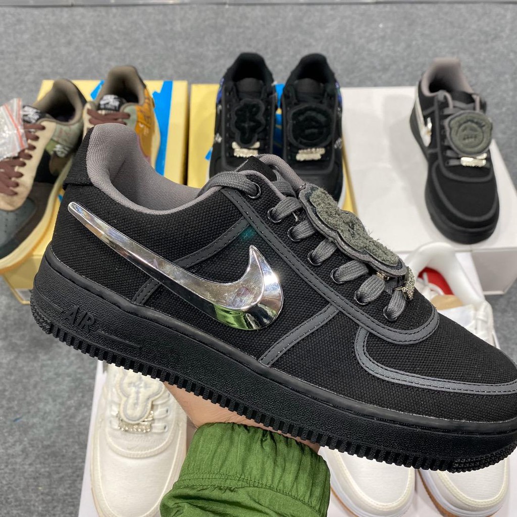 air force 1 x travis scott black