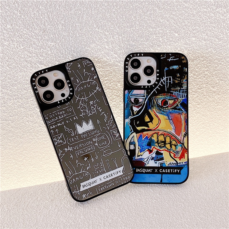 CASETiFY Basquiat Beat Bop Skull Mirror Case iPhone 13 Pro MAX 12 11
