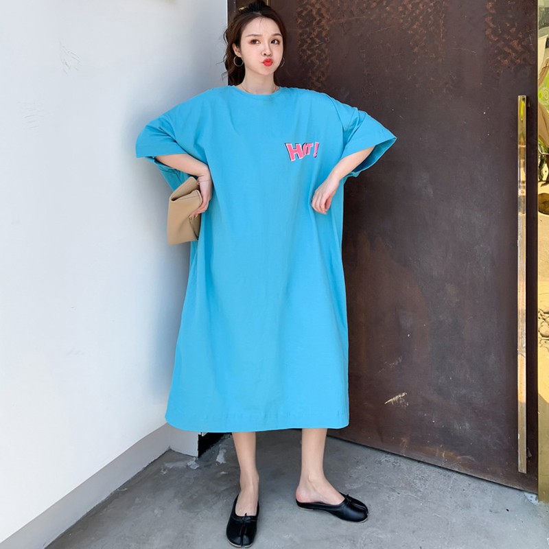 cotton shirt dress with sleeves