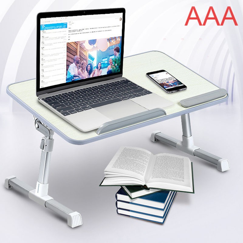 Adjustable Laptop Table With Cooling Fan Portable Standing Bed