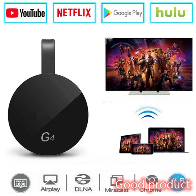 In Stock For Google Chromecast 2 3 2018 Android Netflix Youtube Cromecast Miracast Wifi Hdmi Dongle Receiver Mirascreen G4 Media Streamer Shopee Singapore