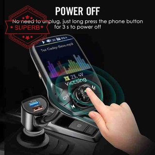 Bluetooth Car FM Transmitter MP3 Player Hands Free Charger Adapter Kit USB Radio J3L5