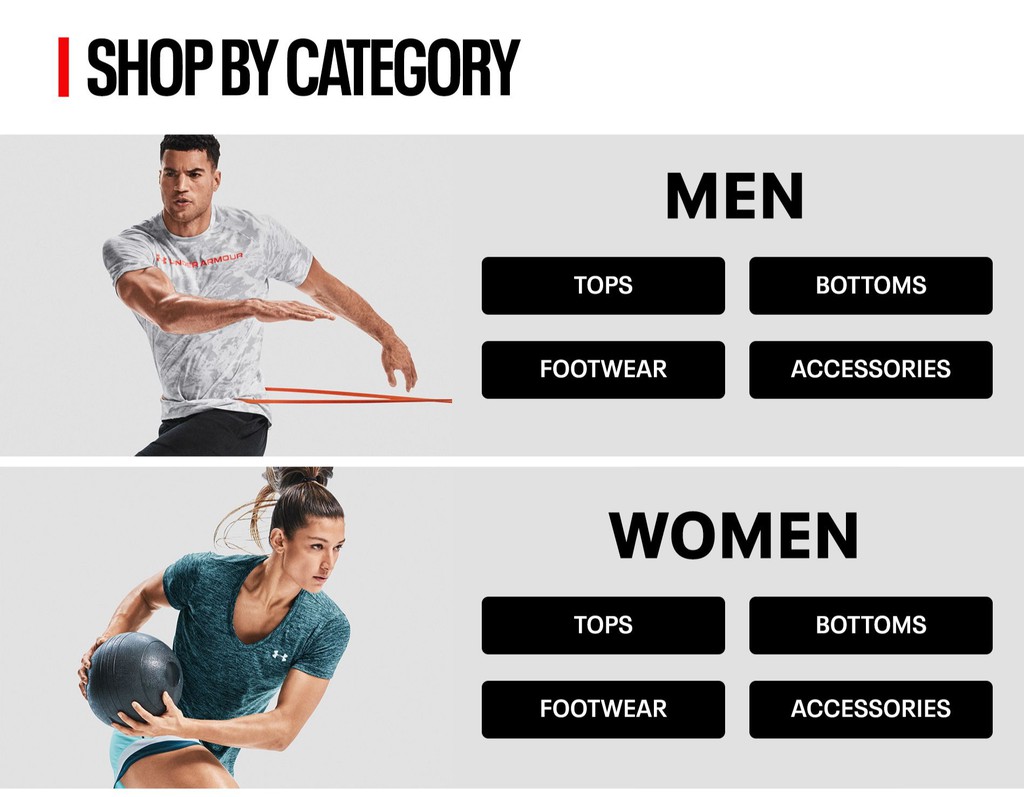 UNDER ARMOUR OFFICIAL STORE visual data 3