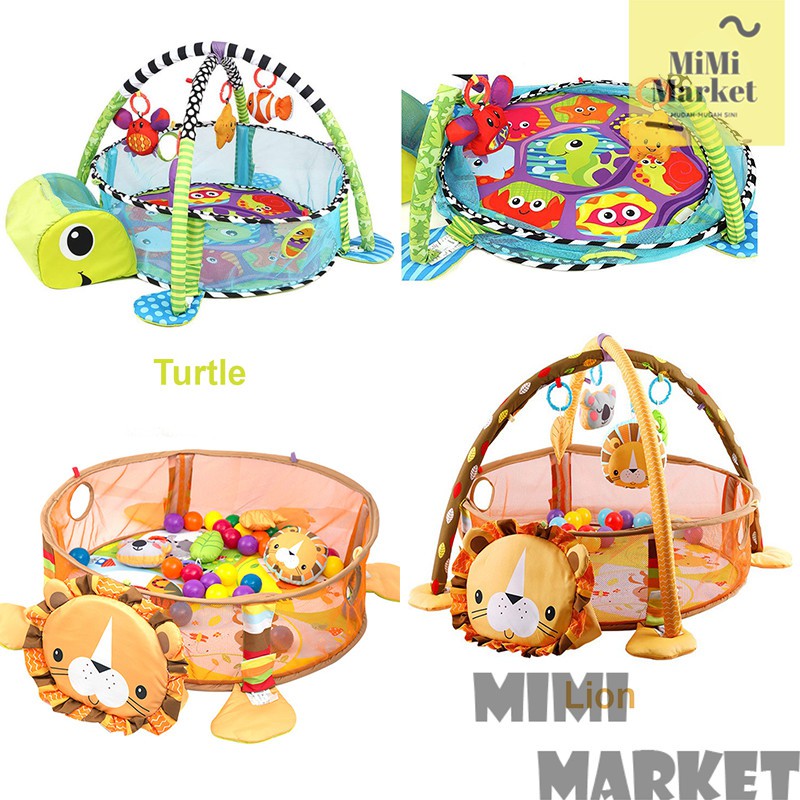 turtle baby play mat