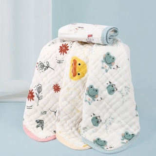 6 Layers 30x30cm 25x50cm 35x75cm 100% Cotton Baby Wash Cloth Burp Towel Kid Towel Soft Cotton