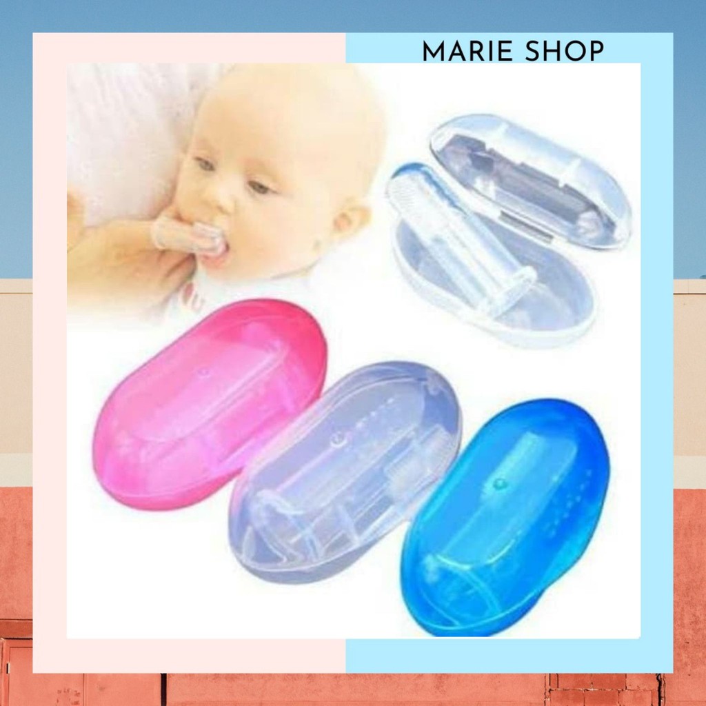 soft finger brush for baby tongue