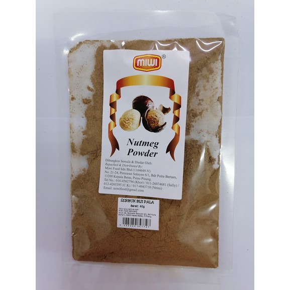 Shop Malaysia Miwi Nutmeg Powder 60g Shopee Singapore