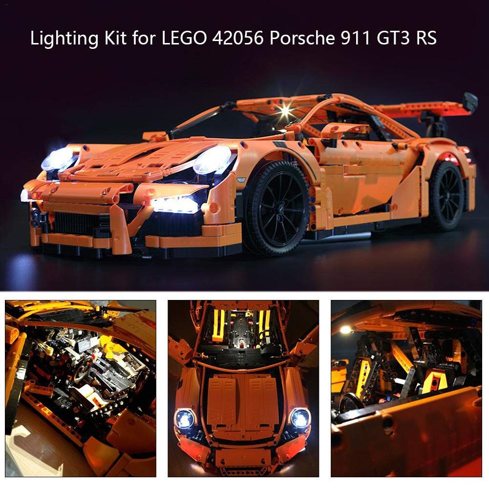 lego porsche 911 gt3 rs light kit