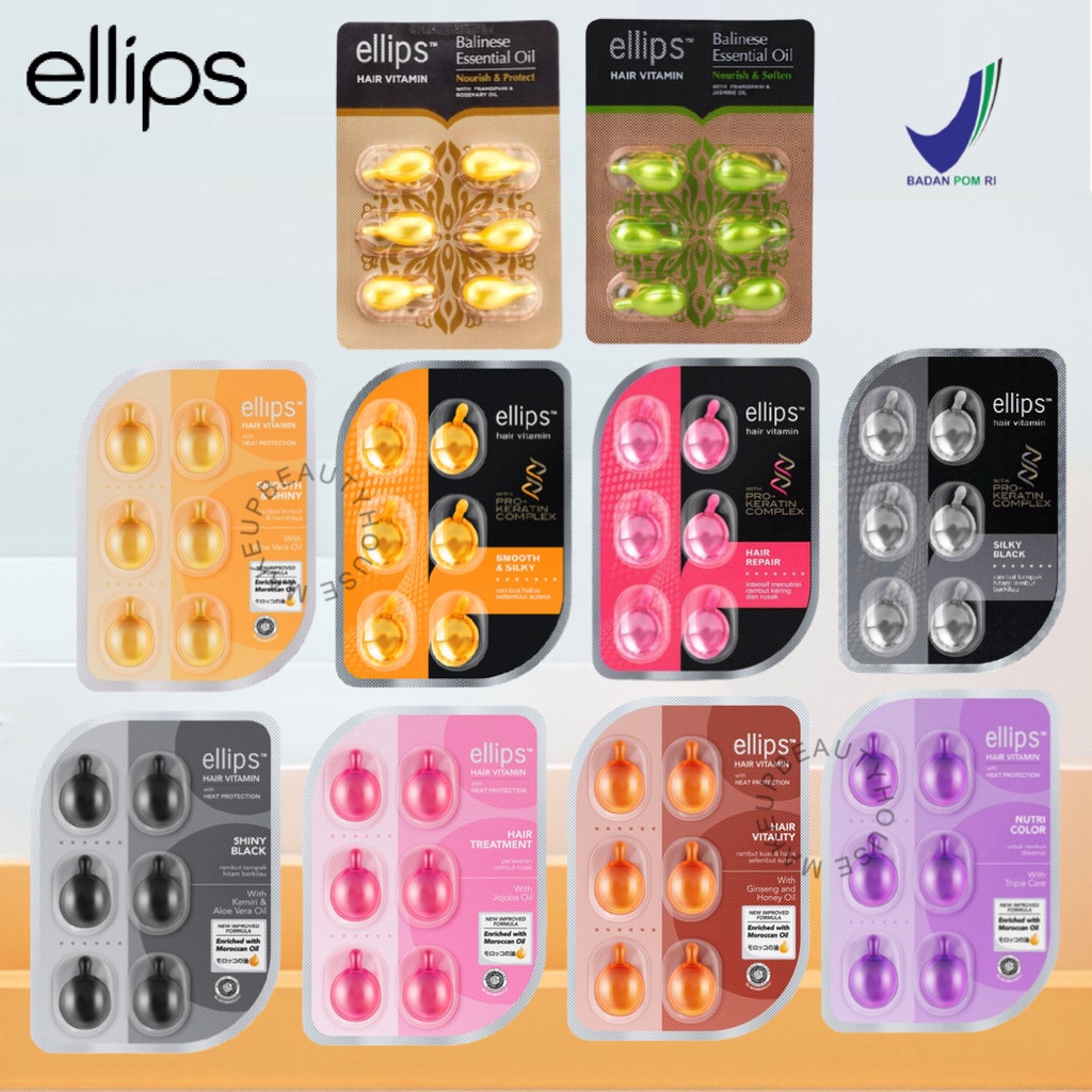 Ellips Hair Vitamin Blister Pro Keratin Contents 6 Grains