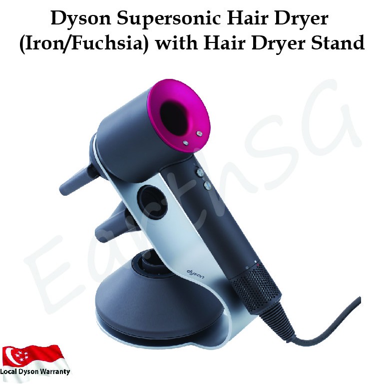 Dyson Supersonic Hair Dryer (Iron Fuchsia) + Dyson Supersonic Hair