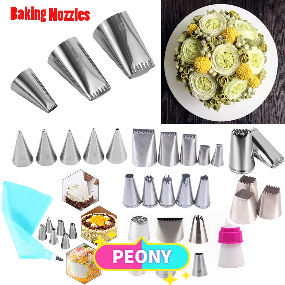 Flower Russian Oven Pastry Tips Kitchen Accessories Stainless Steel Paper Cup Cake Icing Piping Nozzle Baking Mold Shopee Singapore