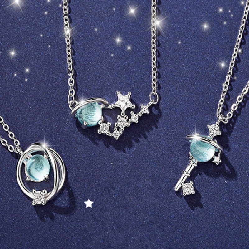 Beauty Gift Singapore Famous Places Landmark Necklaces Pendant Retro Moon Stars Jewelry Beauty Gift Singapore Famous Places Landmark Necklaces Pendant Retro Moon Stars Jewelry