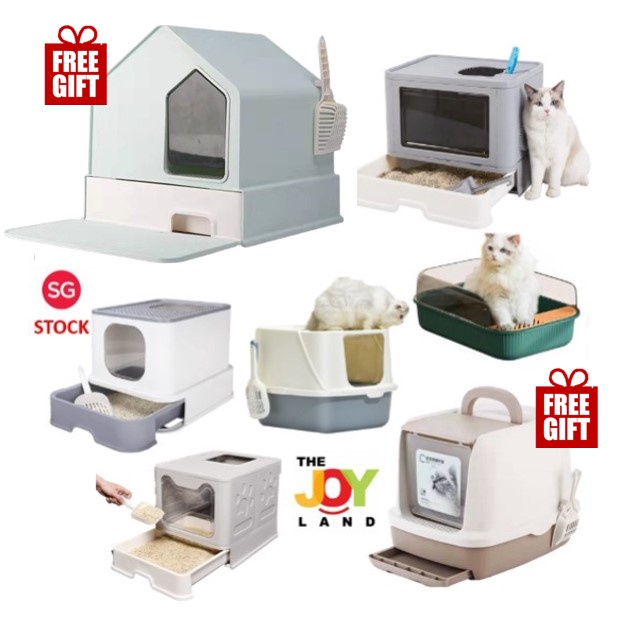 [LARGE CLOSED LITTER BOX] Enclosed Cat Litter Box/Extra Large/Cat Full